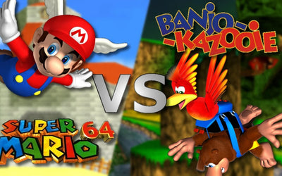 Banjo-Kazooie vs. Super Mario 64: A Platformer Showdown