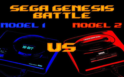 Sega Genesis Modèle 1 vs Modèle 2 : Design et esthétique