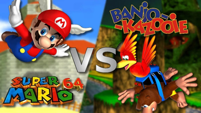 Banjo-Kazooie vs. Super Mario 64: A Platformer Showdown