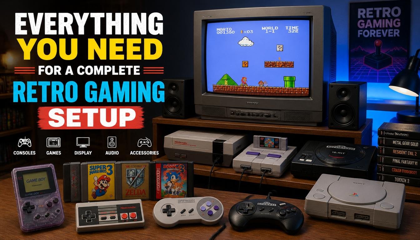 Everything You Need for a Complete Retro Gaming Setup