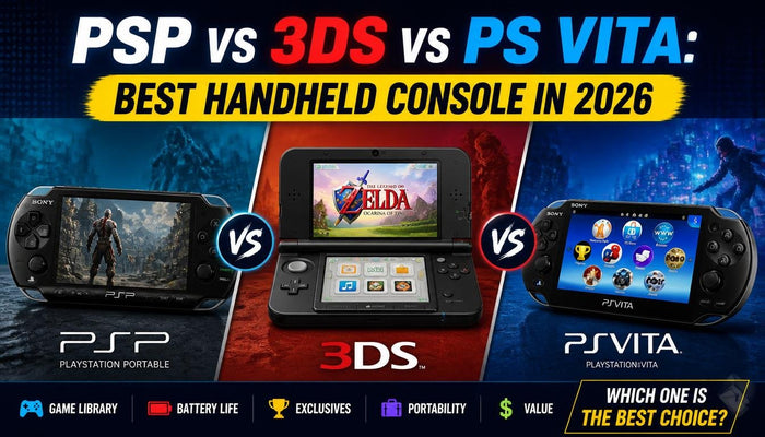PSP vs 3DS vs PS Vita: Best Handheld Console in 2026