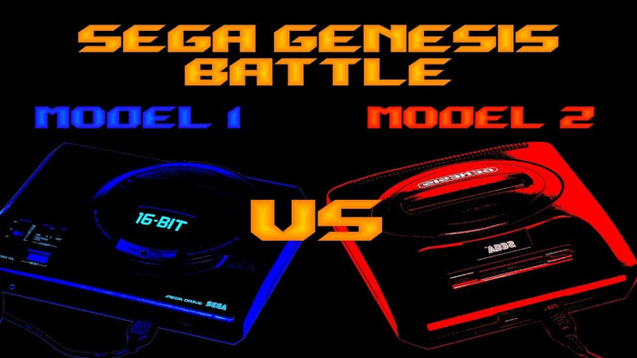Sega Genesis Model 1 vs. Model 2: Design and Aesthetics