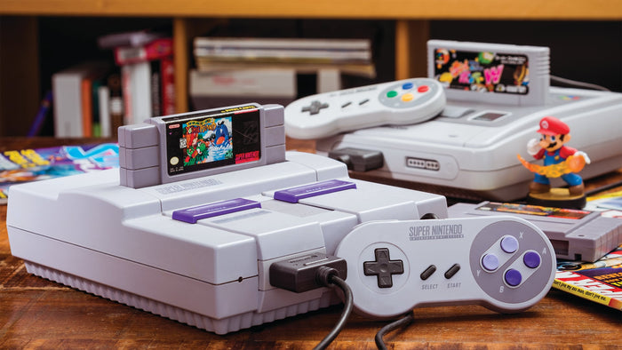 La Super Nintendo originale et la transition du jeu 8 bits au jeu 16 bits