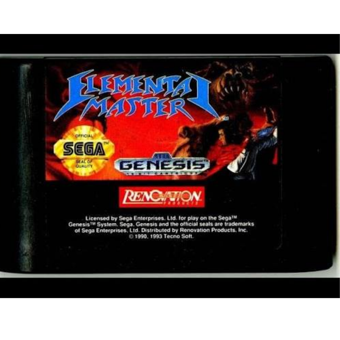 Elemental Master - Sega Genesis Game