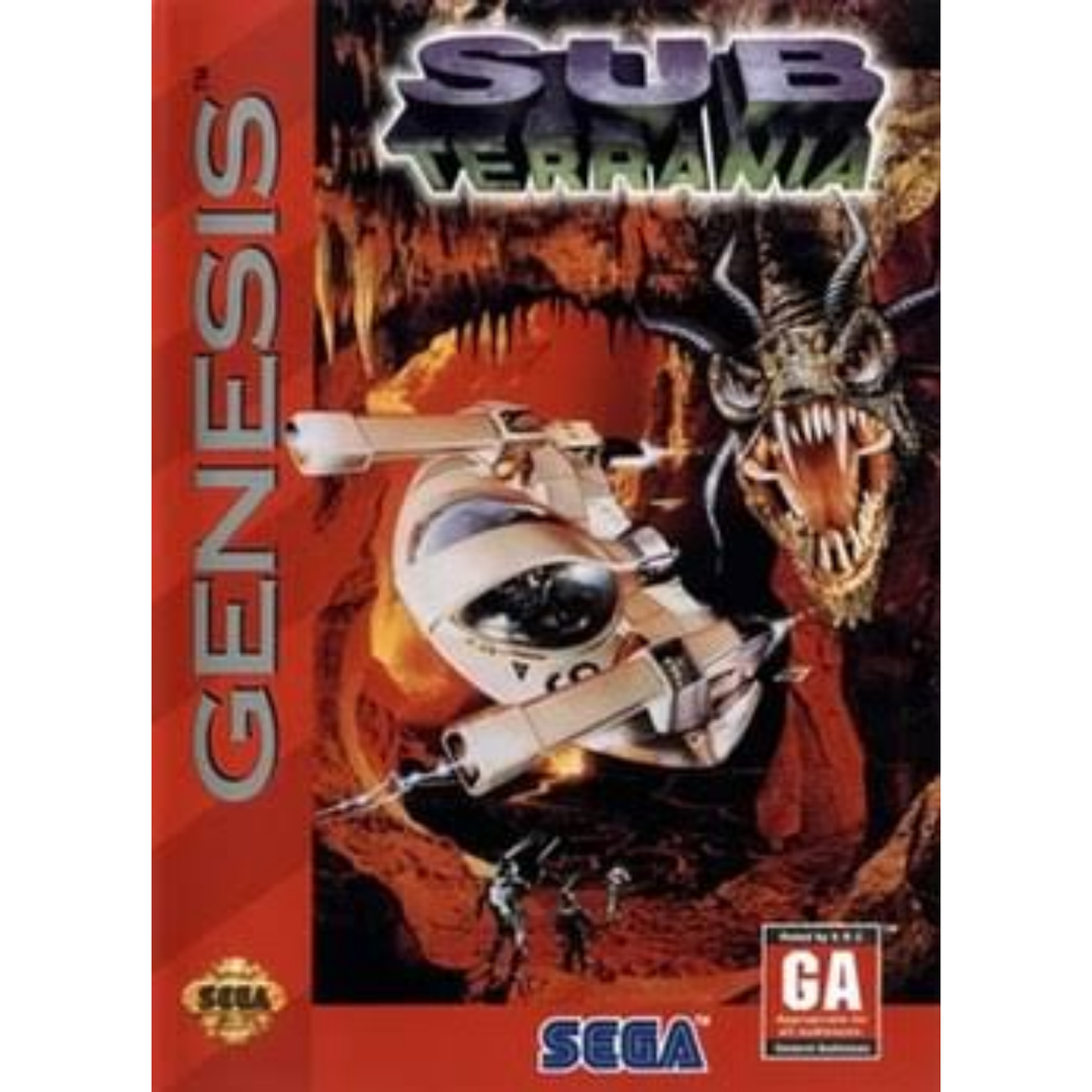 Sub-Terrania - Sega Genesis Game