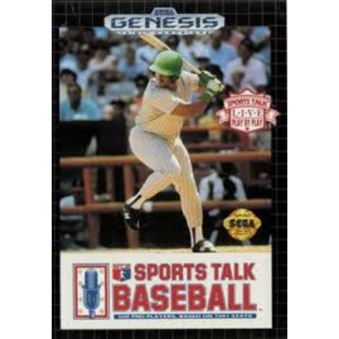 Sports Talk Baseball - Sega Genesis Game
