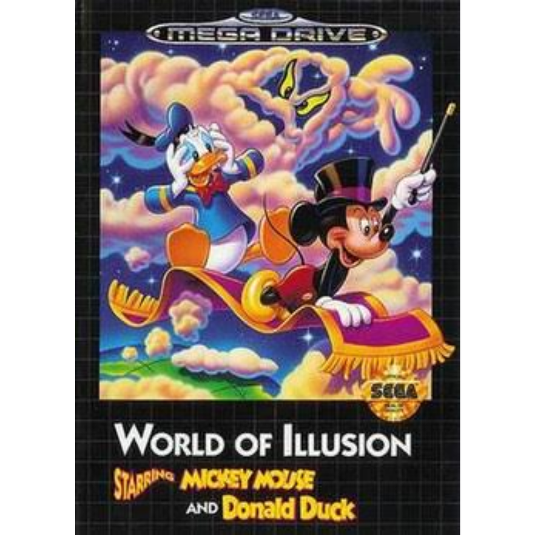 World of Illusion Starring Mickey Mouse - Sega Genesis Game