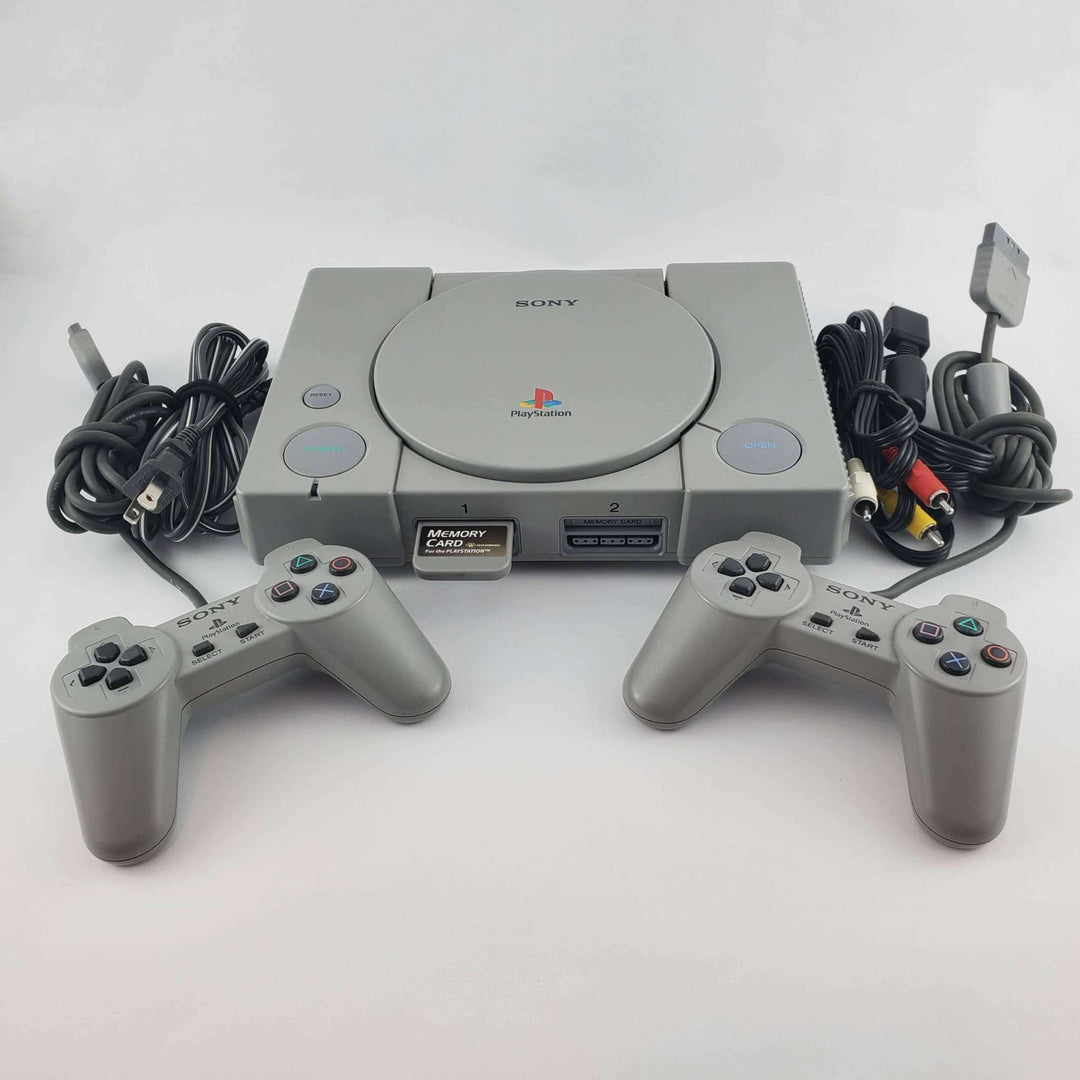 Playstation 1 Console Bundle: Gran Turismo 1 & 2 | Retrolio Games