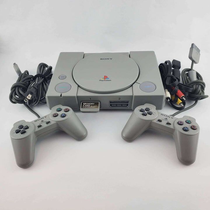 Playstation 1 Console Bundle: Gran Turismo 1 & 2 | Retrolio Games