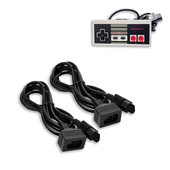 6Ft. Controller Extension Cable X2 - NES - Retro vGames