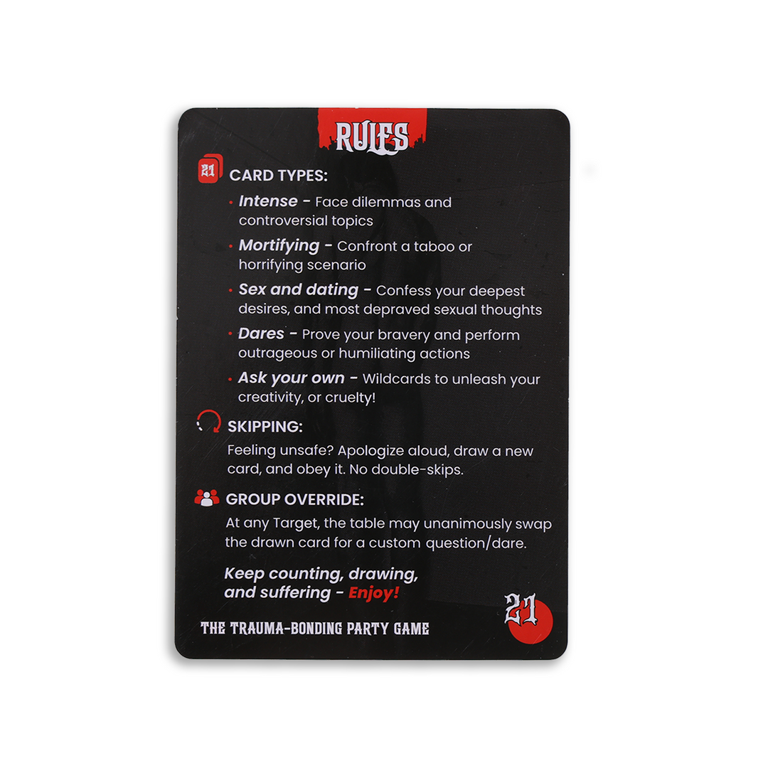 TWENTY-ONE™ Adult Party Card Game (18+) | 225 Cards for Game Night Fun