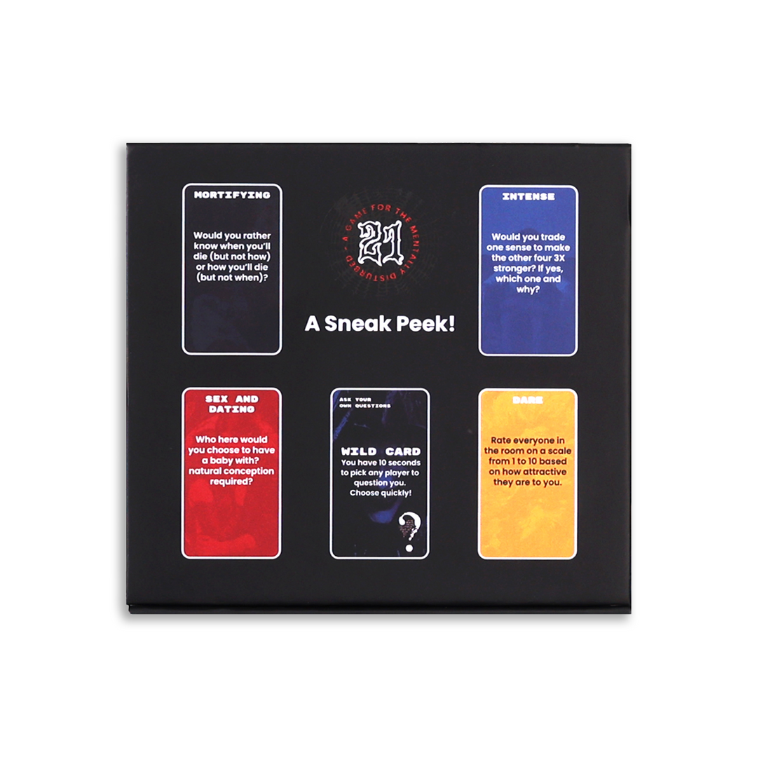 TWENTY-ONE™ Adult Party Card Game (18+) | 225 Cards for Game Night Fun