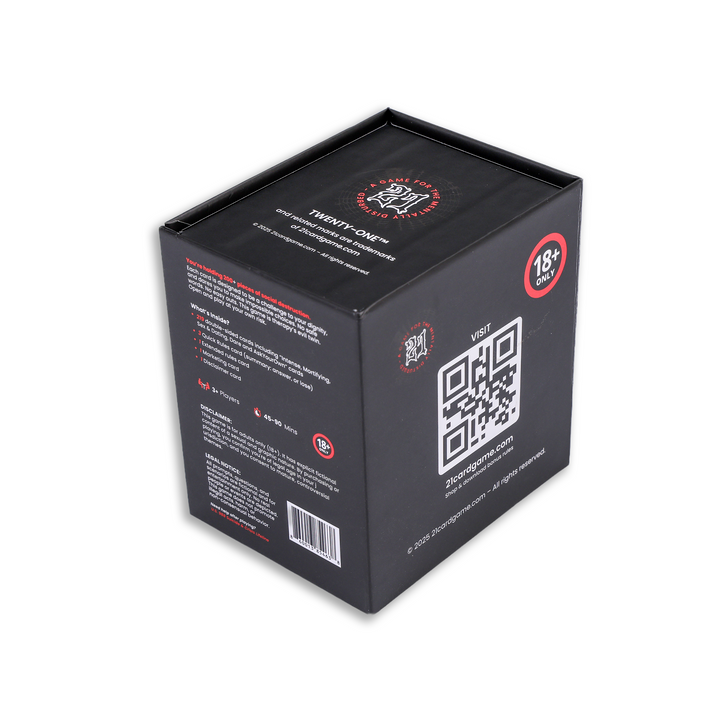 TWENTY-ONE™ Adult Party Card Game (18+) | 225 Cards for Game Night Fun