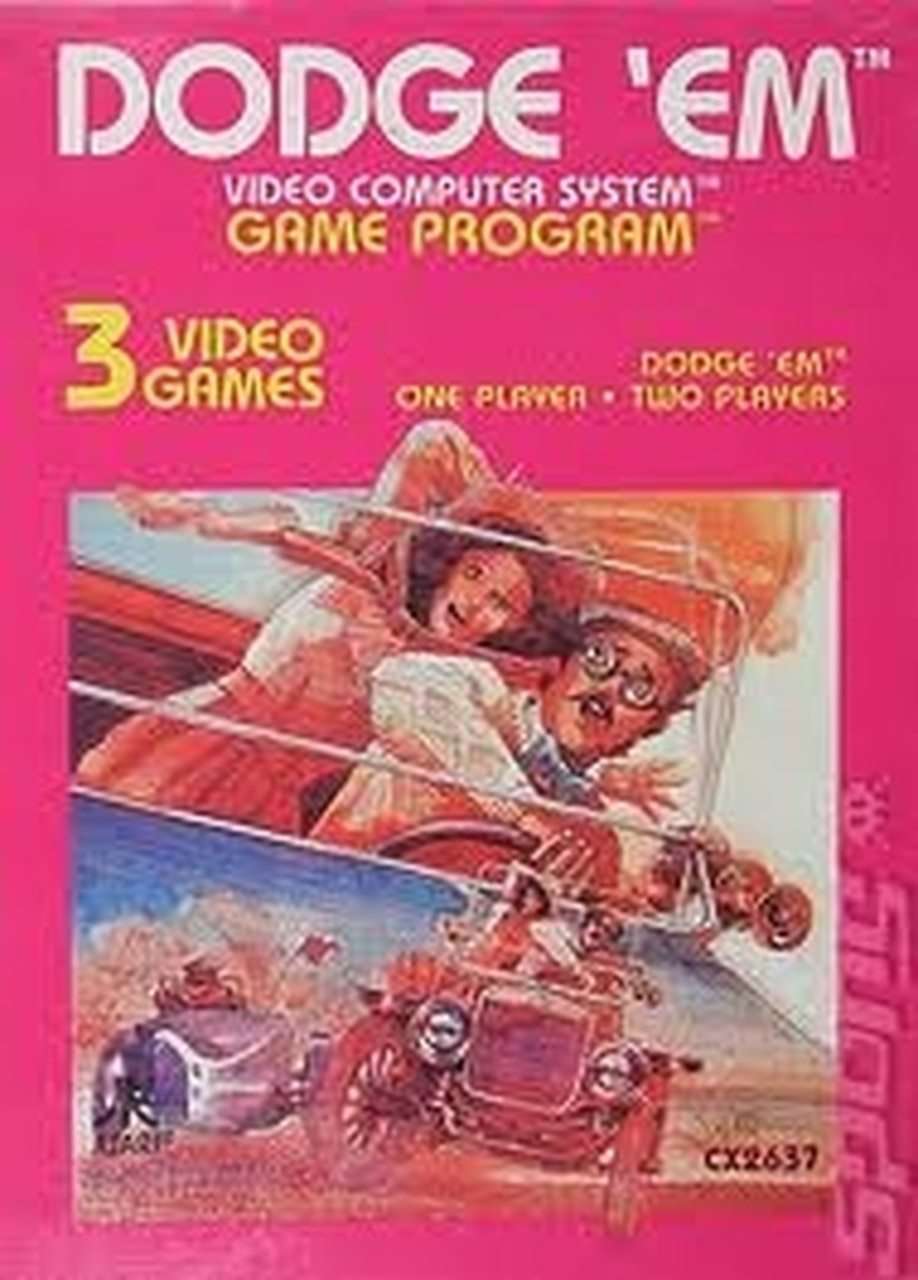 DODGE EM - ATARI 2600 GAME - Atari 2600 Game | Retrolio Games