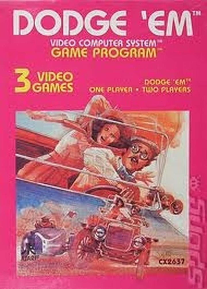 DODGE EM - ATARI 2600 GAME - Atari 2600 Game | Retrolio Games