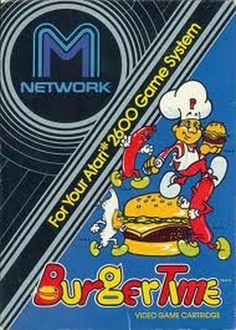 BURGERTIME - ATARI 2600 GAME - Atari 2600 Game | Retrolio Games