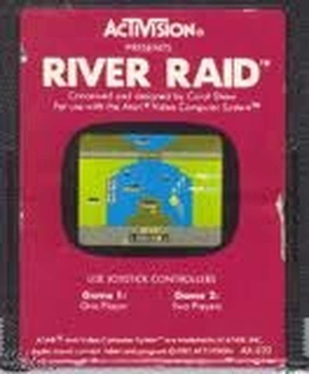 RIVER RAID - ATARI 2600 GAME - Atari 2600 Game | Retrolio Games