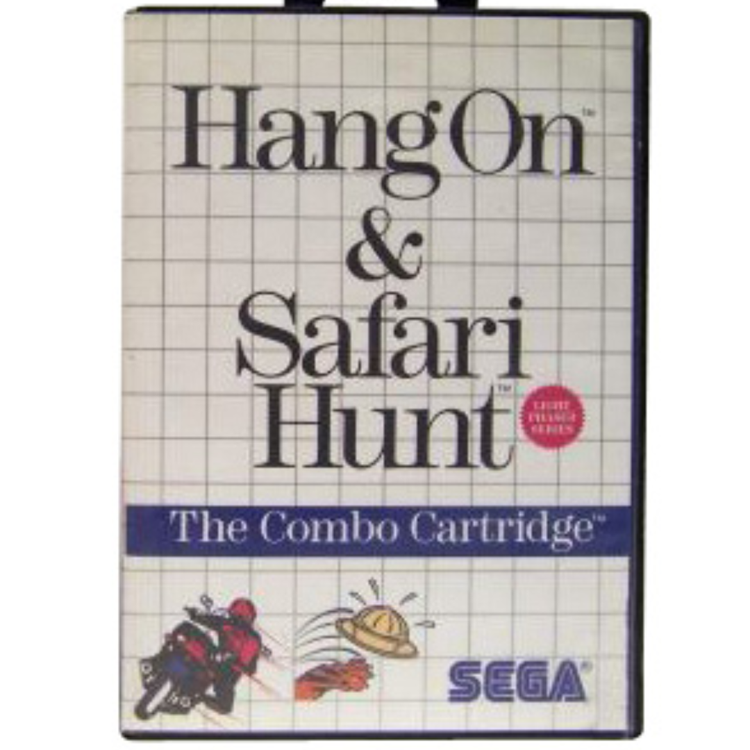 Hang-On / Safari Hunt - Sega Master System Game