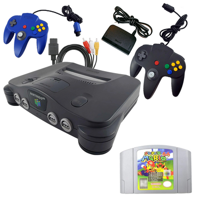 Nintendo 64 (N64) Console Bundle: Super Mario 64