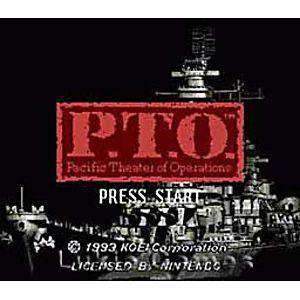 P.T.O. Pacific Theater of Operations - SNES Game - Image 2