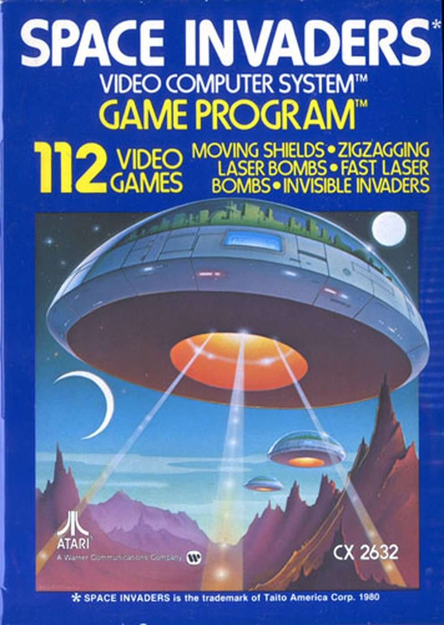 COMPLETE SPACE INVADERS - ATARI 2600 GAME - Atari 2600 Game | Retrolio Games
