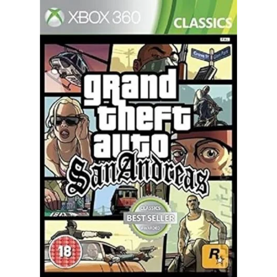 Grand Theft Auto: San Andreas - Xbox 360 Game