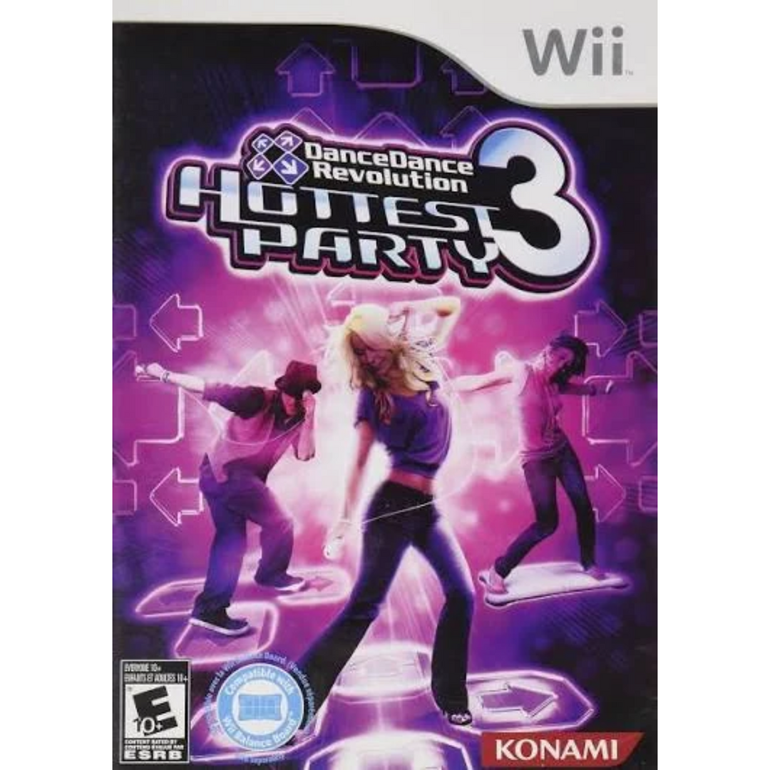 Dance Dance Revolution Hottest Party 3 - Wii Game