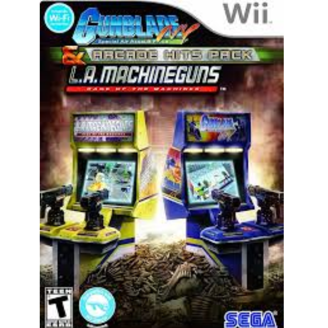 Gunblade NY & LA Machineguns Arcade Hits Pack - Wii Game