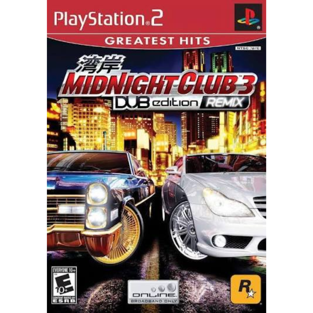 Midnight Club 3: DUB Edition Remix - PS2 Game