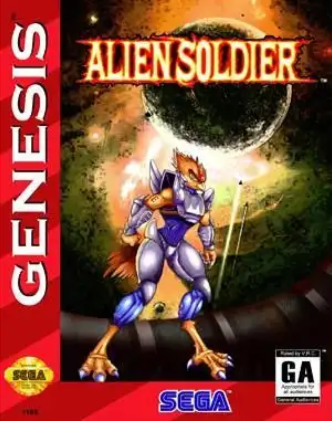 Alien Soldier - Sega Genesis Game