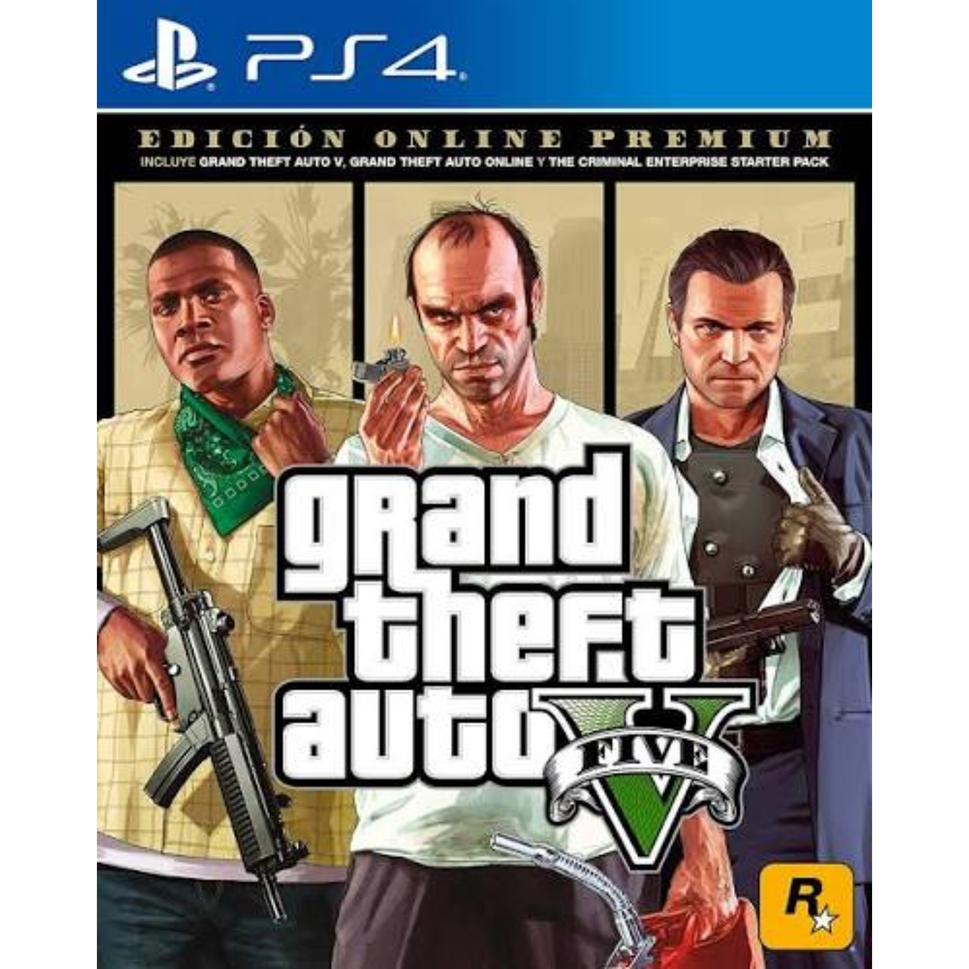 Grand Theft Auto V (GTA V) – PlayStation 4 Game