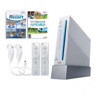 Nintendo Wii Console Bundle - Wii Sports + Wii Sports Resort