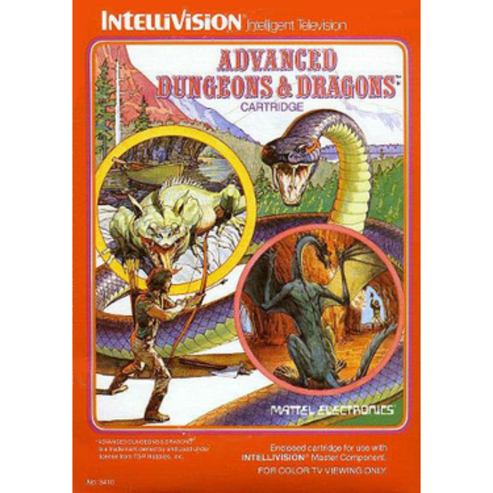 Advanced Dungeons & Dragons - Intellivision Game - Retro vGames