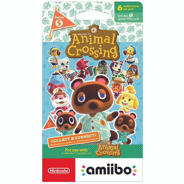 Amiibo cards 6-pack Animal Crossing - Series 5 - Retro vGames