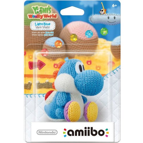 Amiibo: Yoshi's Wooly World Series - Yarn Yoshi Blue - Retro vGames