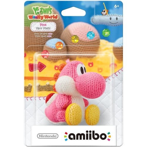 Amiibo: Yoshi's Wooly World Series - Yarn Yoshi Pink - Retro vGames