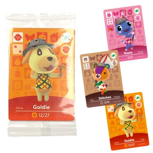 Animal Crossing amiibo Card 3pk - Rosie, Goldie, & Stitches - Retro vGames