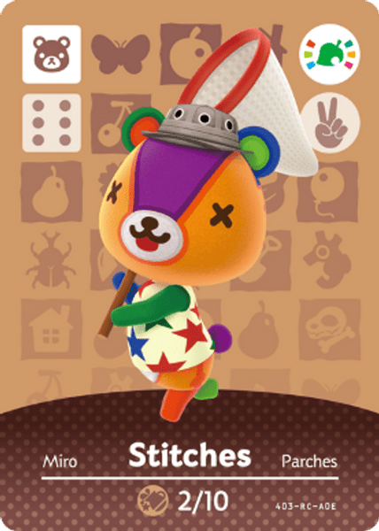 Animal Crossing amiibo Card 3pk - Rosie, Goldie, & Stitches - Image 3
