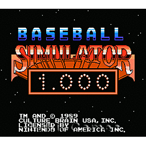 Baseball Simulator - NES Game | Retrolio Games