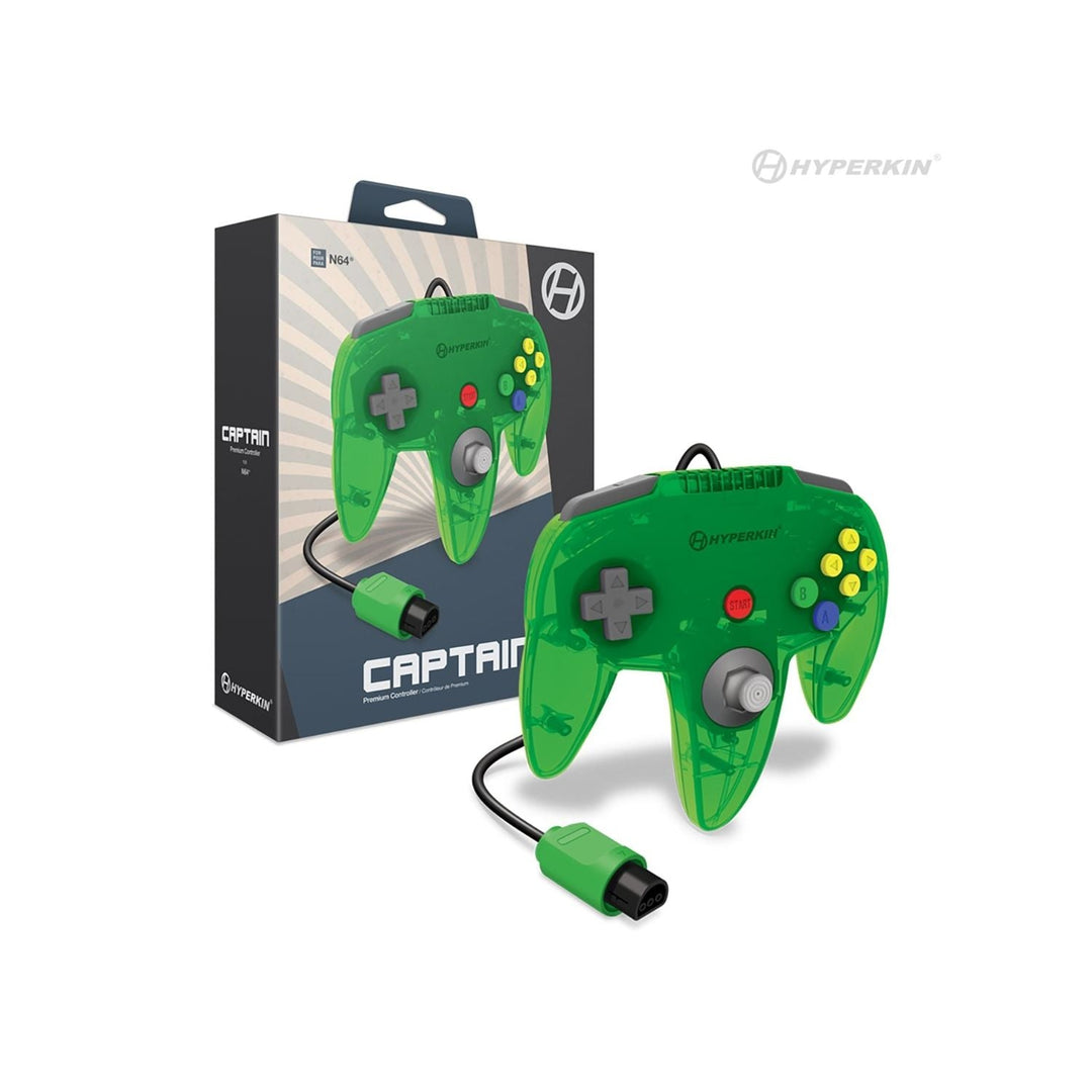 Captain N64 Premium Controller - Retro vGames