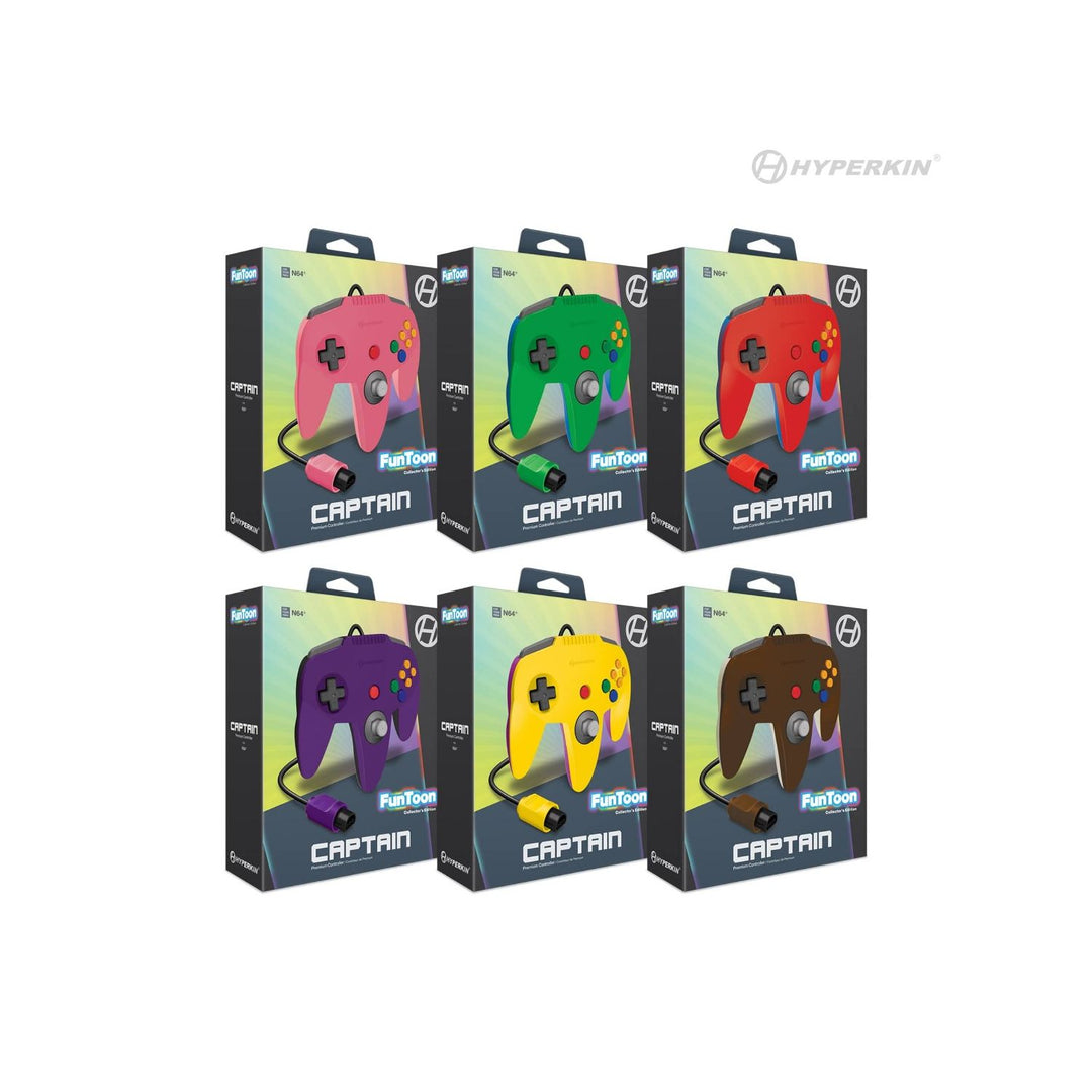 Captain Premium Controller Funtoon Collectors Edition for N64 - Retro vGames