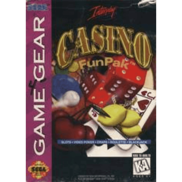 Casino Fun Pak - Game Gear Game - Retro vGames