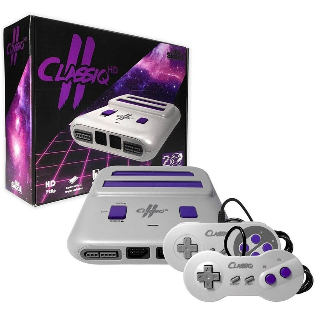 Classiq 2 HD Console (Grey/Purple) - Retro vGames