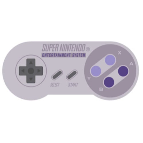 Door Mat: Nintendo - SNES Controller Shaped - Retro vGames