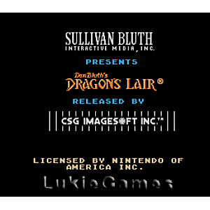 Dragon Lair - NES Game | Retrolio Games