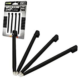 DS Lite - Stylus Pen - 4 Pack - Black - Retro vGames