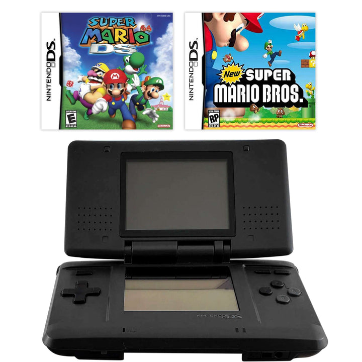DS Original Console: Super Mario 64 & New Super Mario Bros - Retro vGames
