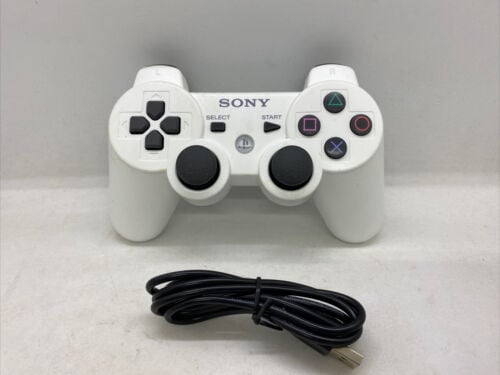 Dualshock 3 Wireless Controller - WHITE (USED) - Retro vGames