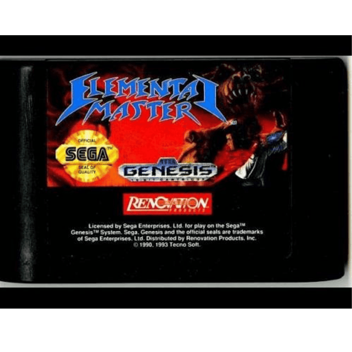 Elemental Master - Sega Genesis Game - Retro vGames