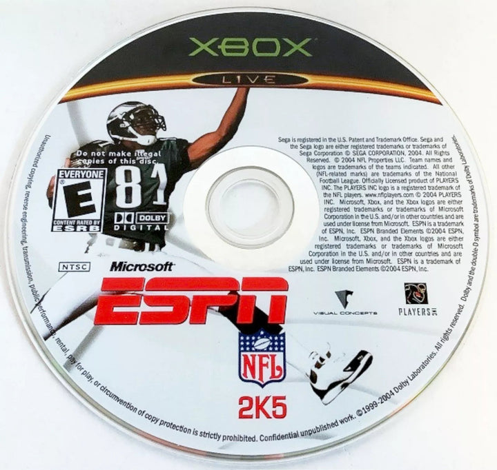 ESPN NFL 2K5 – Xbox Game - Retro vGames